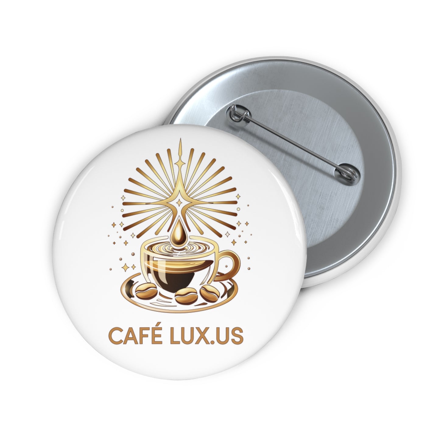 Café Lux Pin Buttons