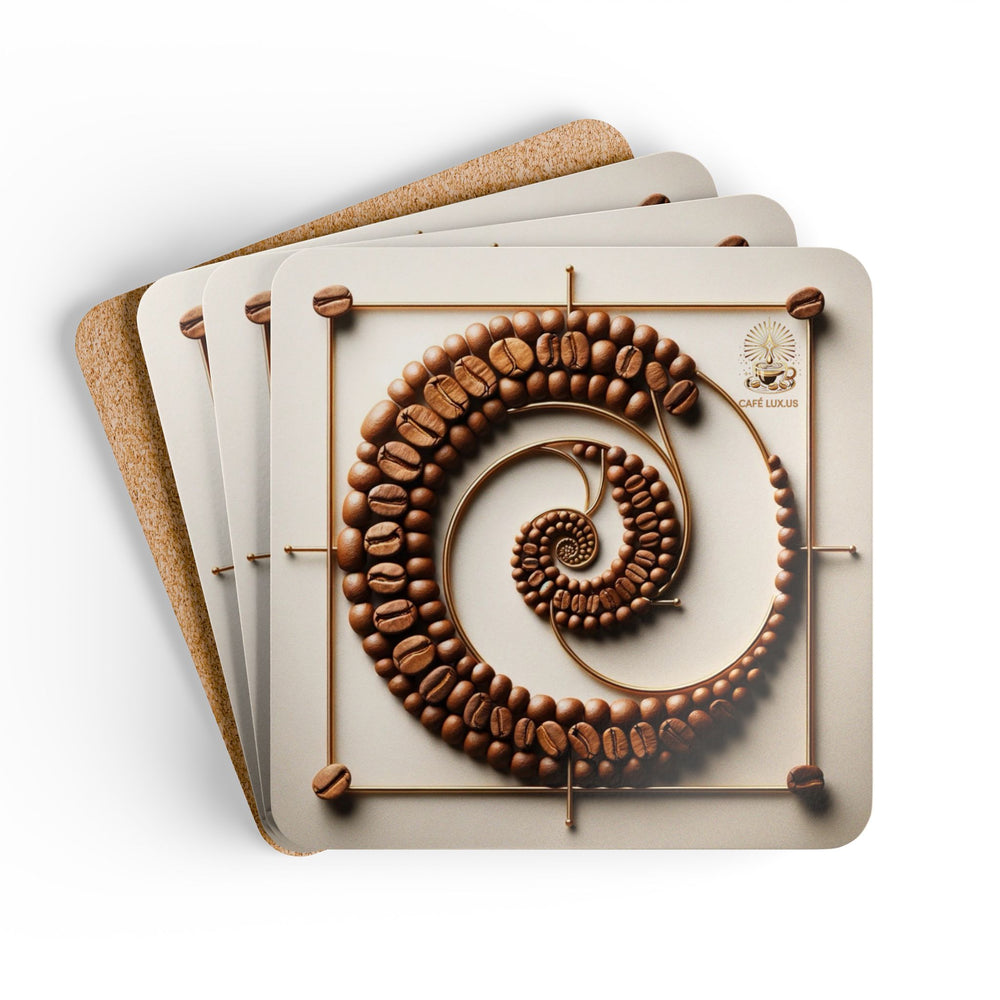 Café Lux Corkwood Coaster Set