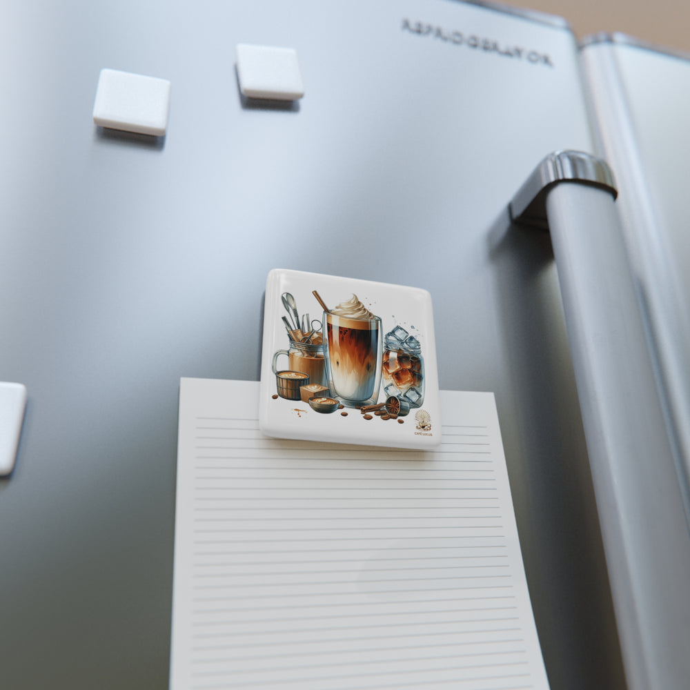 
                      
                        Café Lux Collection Porcelain Magnet - "Coffee Delights"
                      
                    