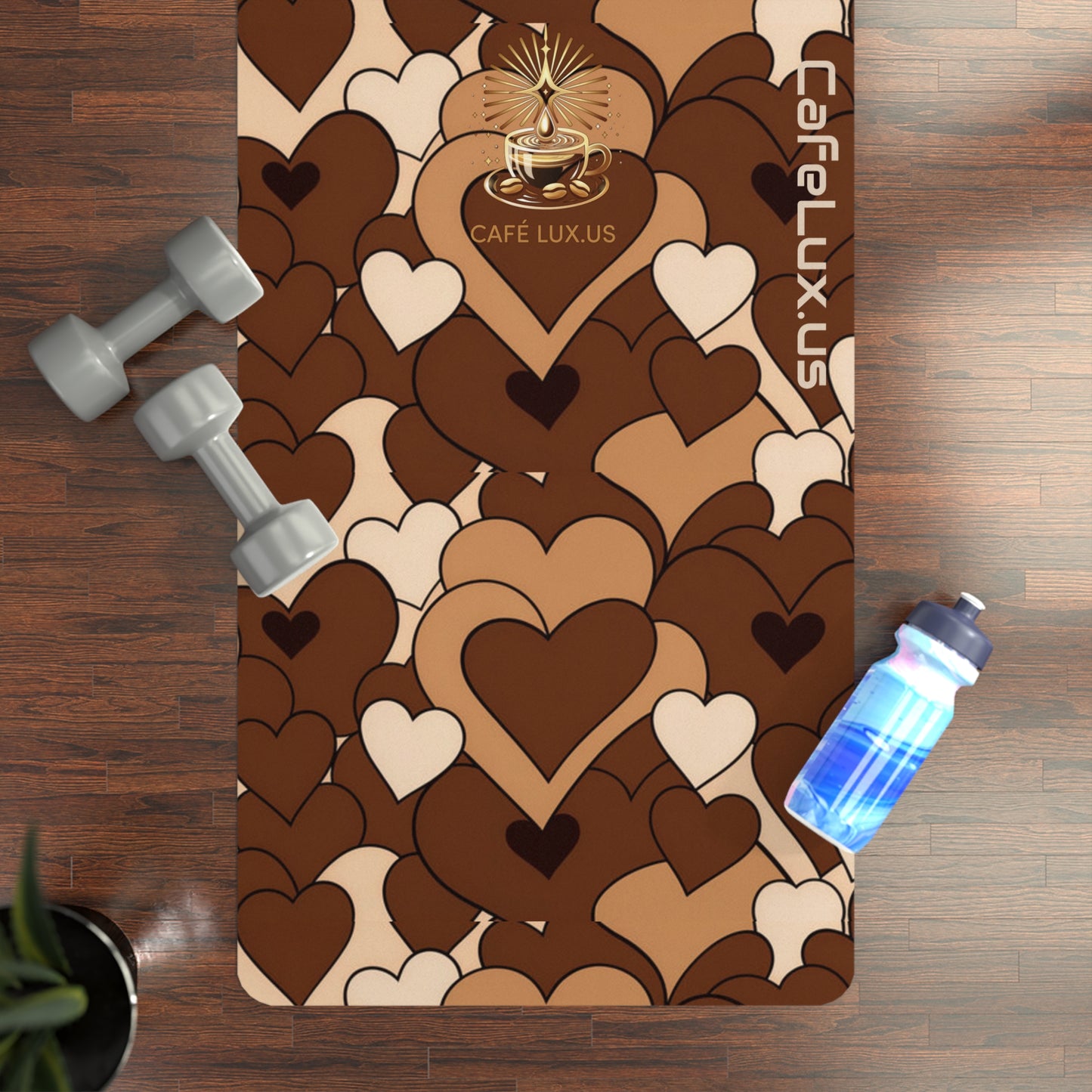 Café Lux Rubber Yoga Mat – Elevate Your Practice in Style