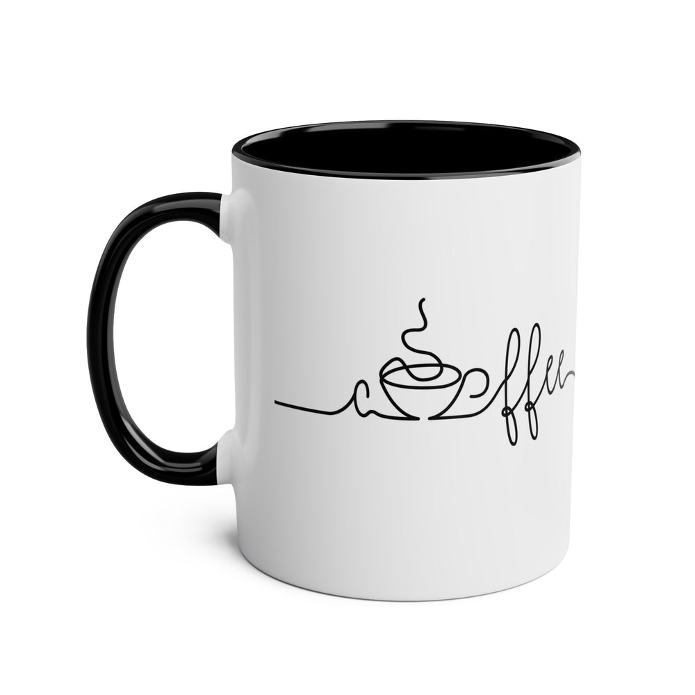 
                      
                        Café Lux- "Coffee" -Two-Tone Coffee Mugs, 11oz
                      
                    