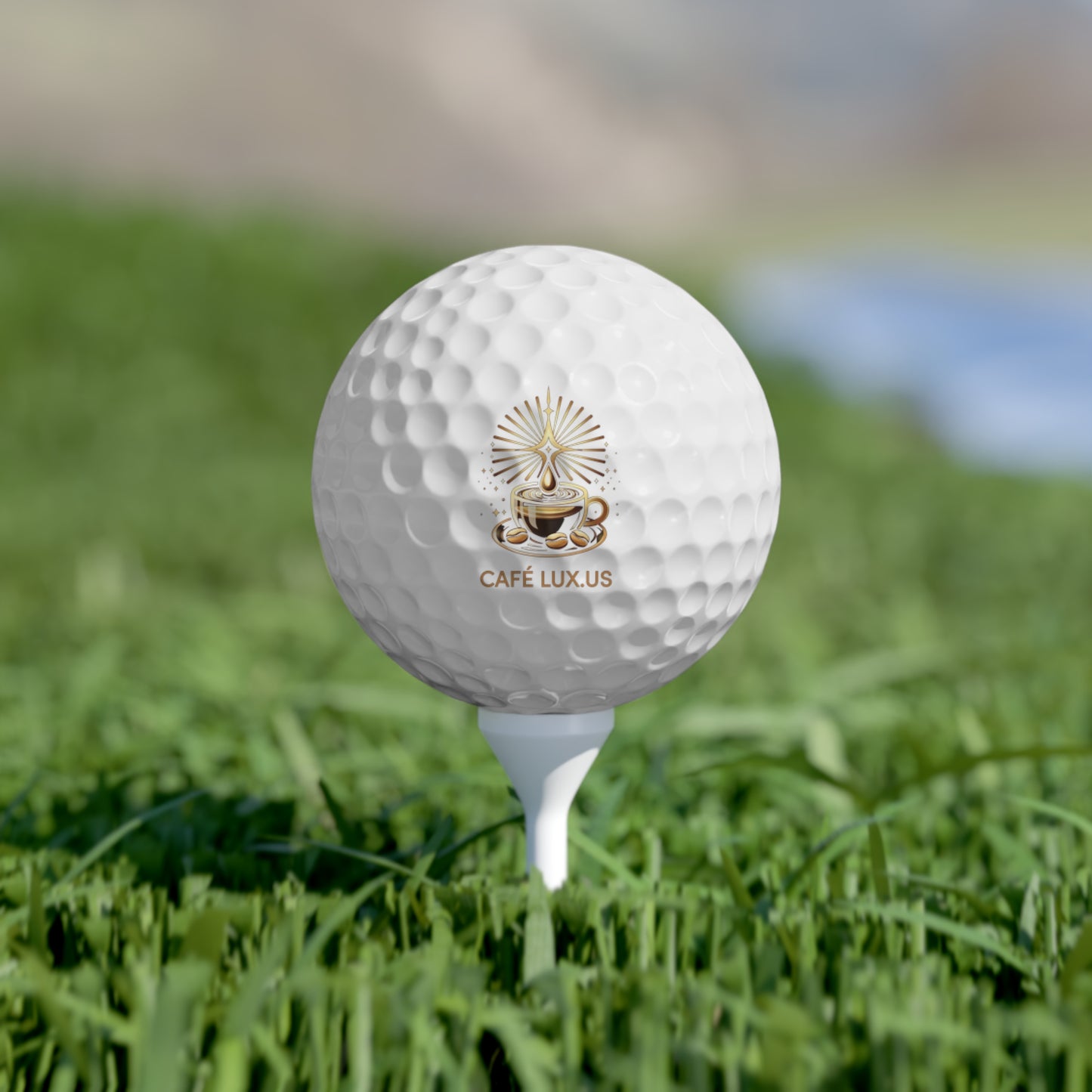 Café Lux Golf Balls (Pack of 6pcs) Elevate Your Game with Every Swing