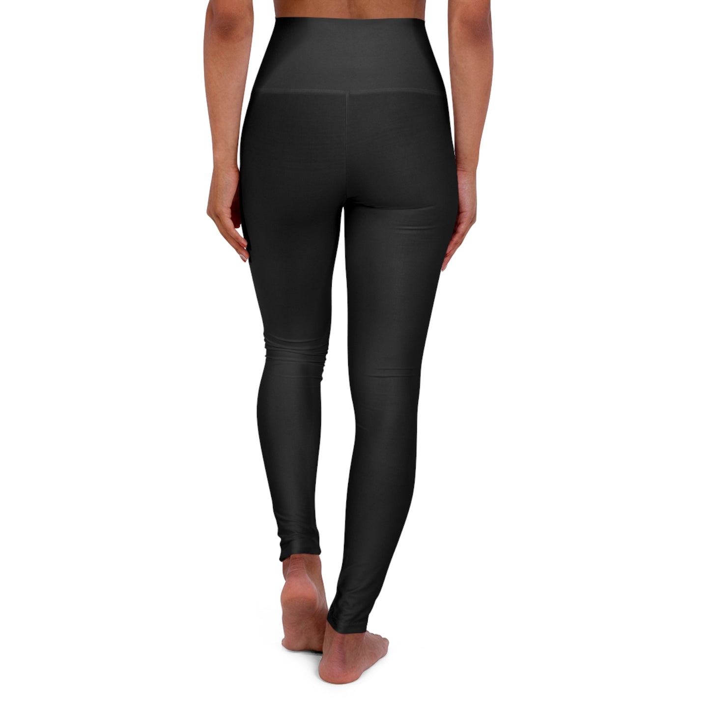 Café Lux High Waisted Yoga Leggings (AOP)