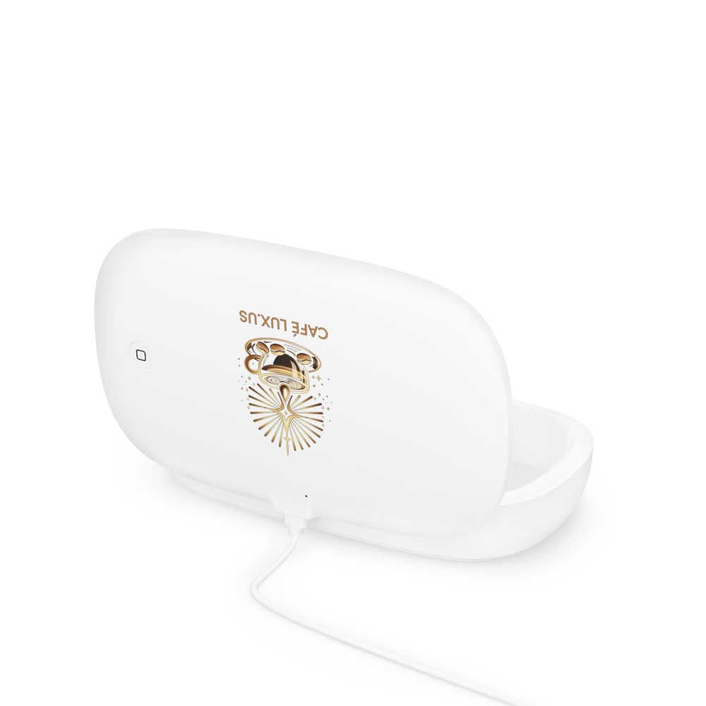 
                      
                        Café Lux UV Phone Sanitizer and Wireless Charging Pad
                      
                    