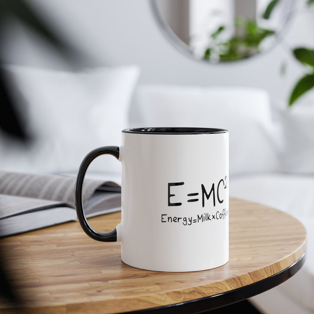 
                      
                        Café Lux- "e=mc2" -Two-Tone Coffee Mugs, 11oz
                      
                    