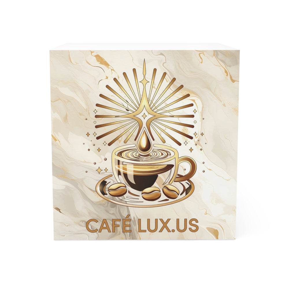 
                      
                        Café Lux Note Cube
                      
                    