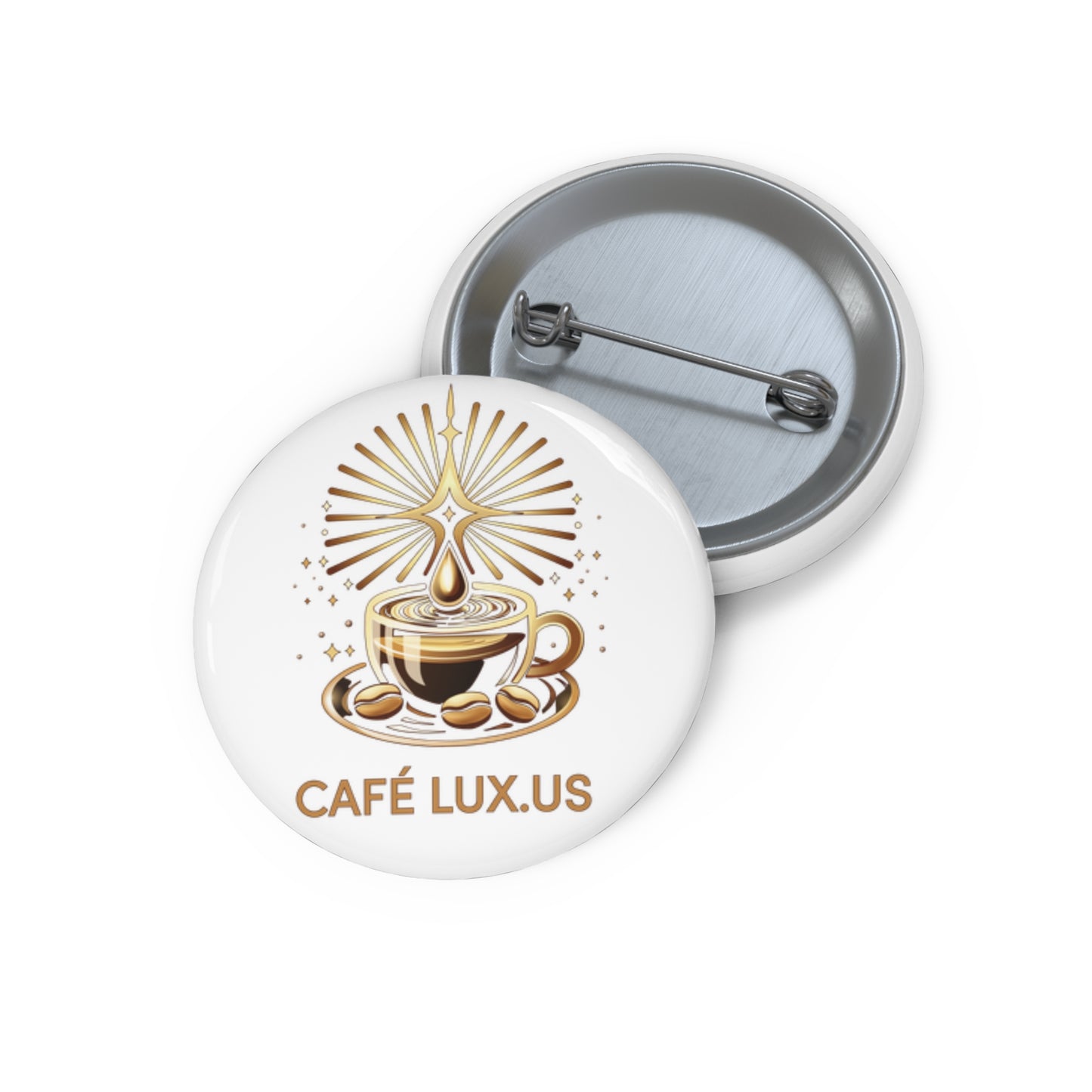 Café Lux Pin Buttons