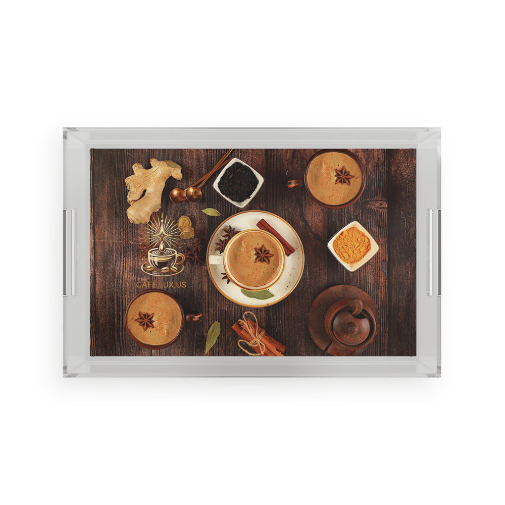 
                      
                        Café Lux Masala Chai Tea Acrylic Serving Tray
                      
                    