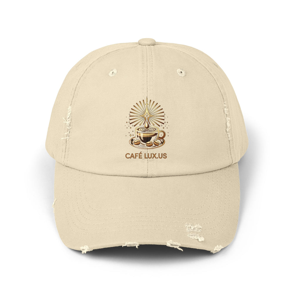 
                      
                        Café Lux Vintage Style Unisex Distressed Cap
                      
                    
