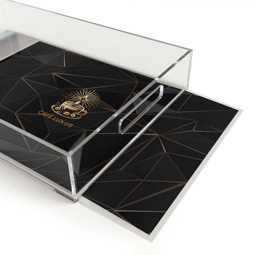 
                      
                        Café Lux Black geometric Design Acrylic Serving Tray
                      
                    