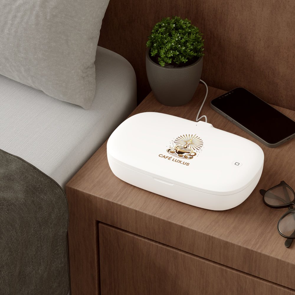 Café Lux UV Phone Sanitizer and Wireless Charging Pad