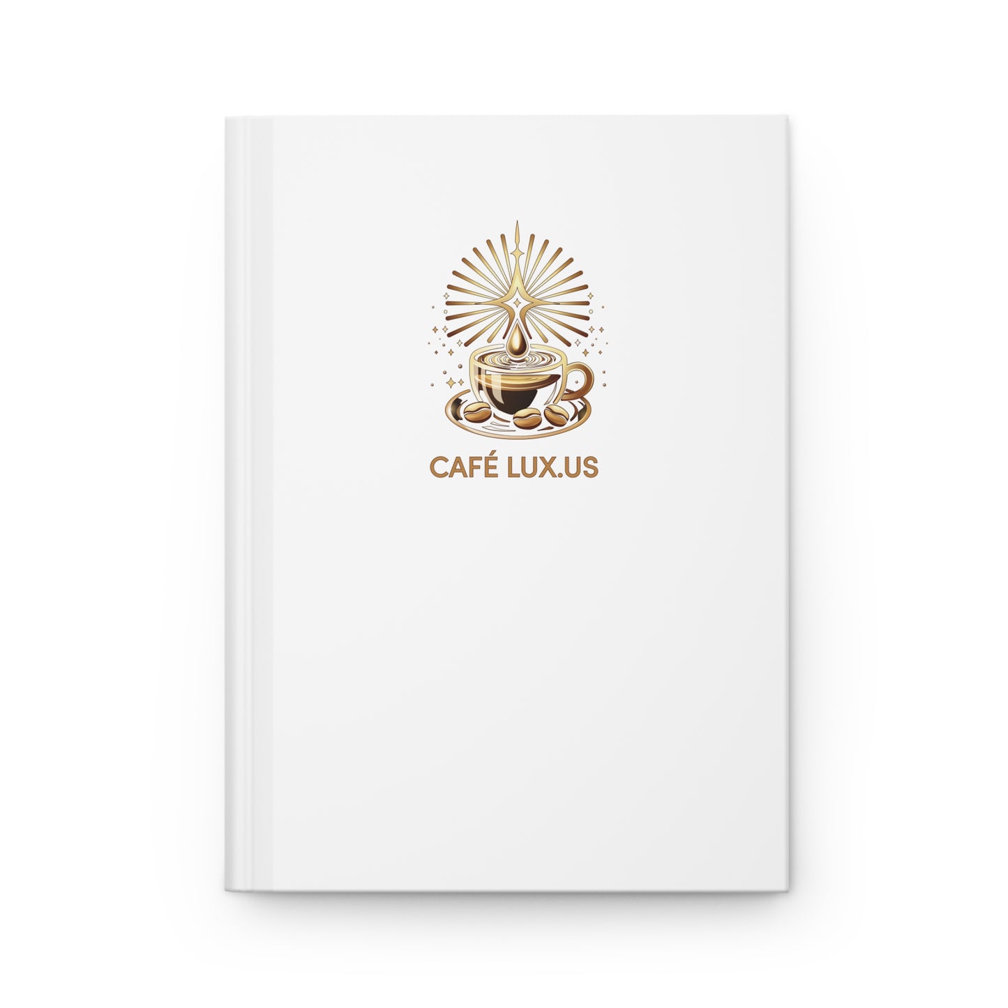 Café Lux Hardcover Journal Matte white