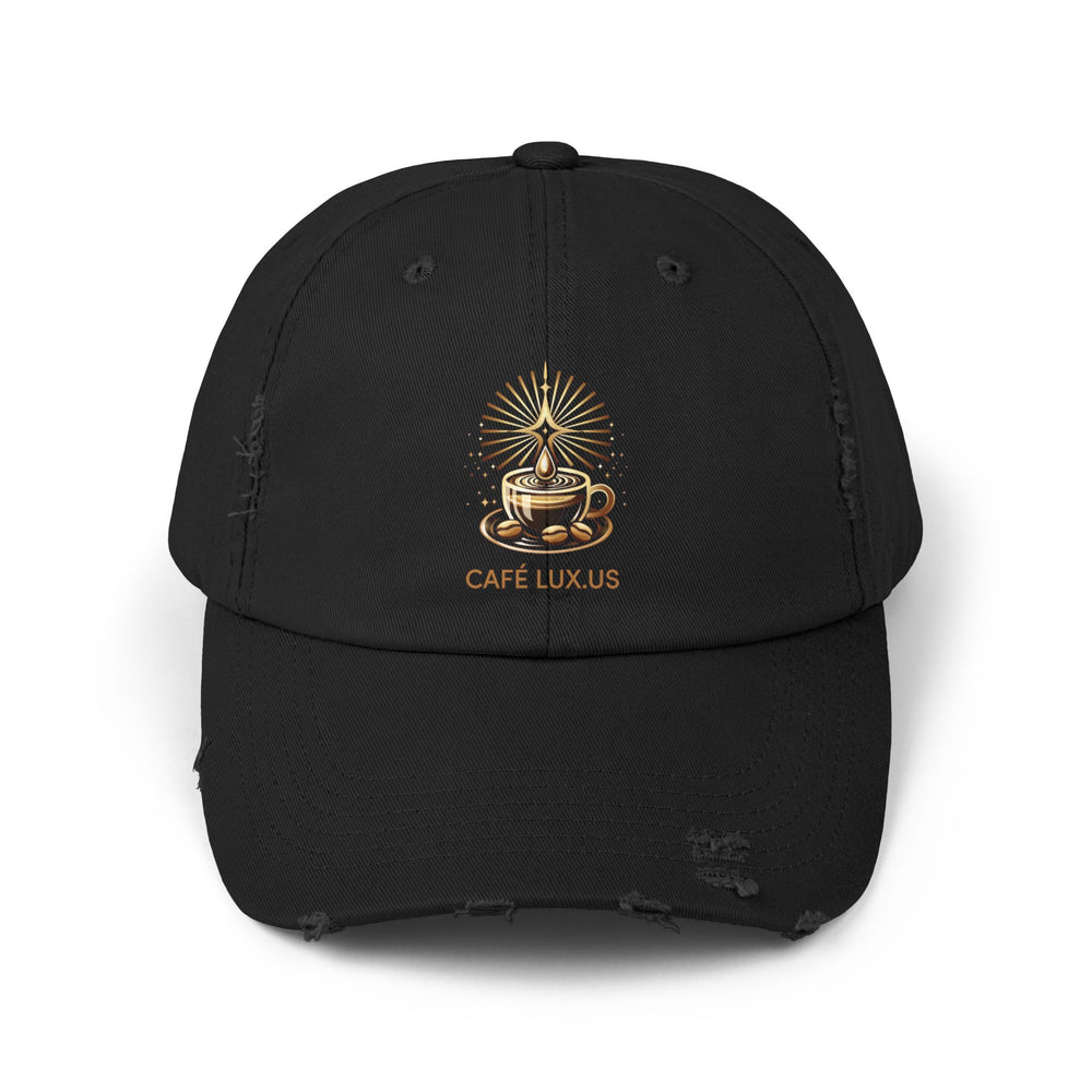 
                      
                        Café Lux Vintage Style Unisex Distressed Cap
                      
                    