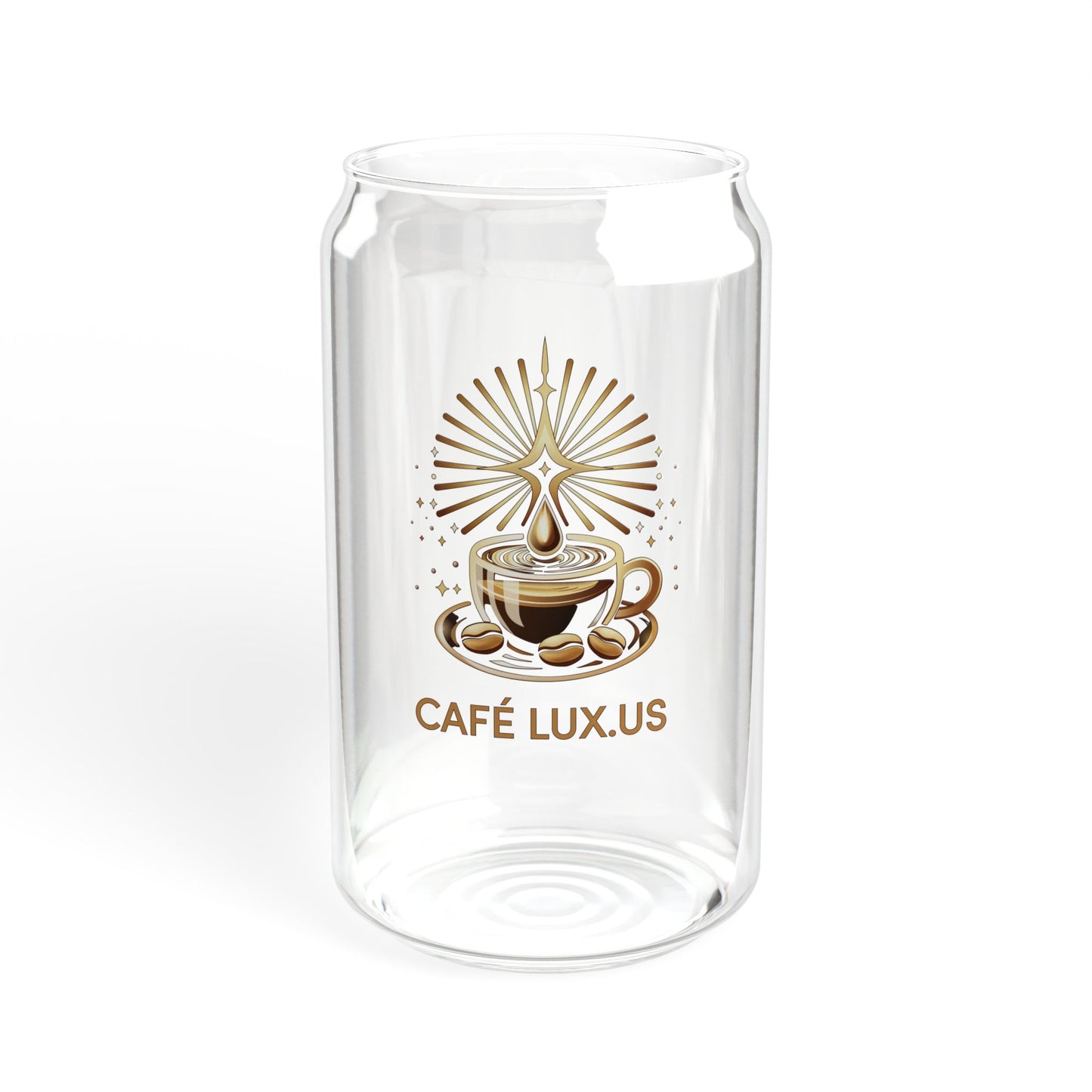 Café Lux Sipper Glass, 16oz