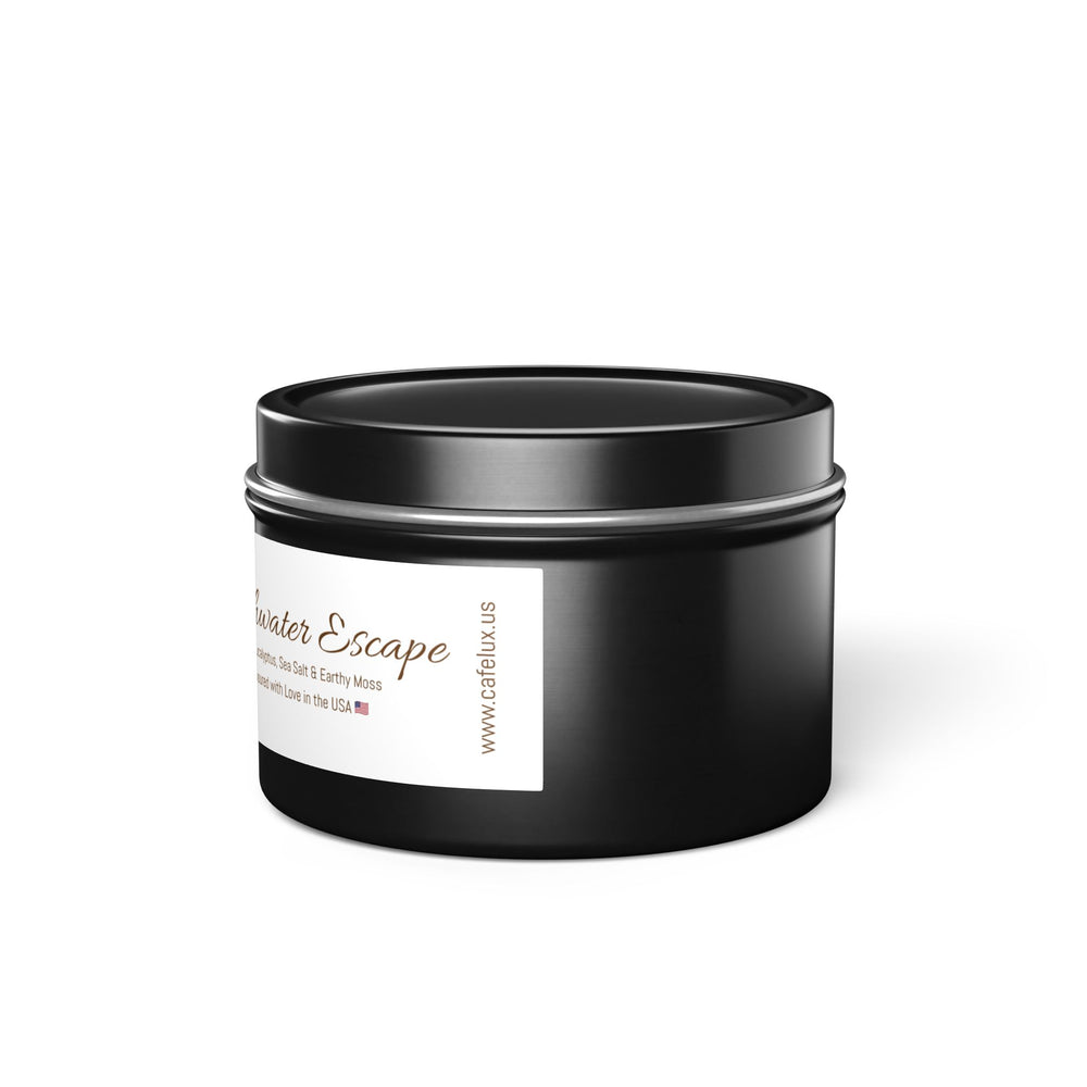 
                      
                        Café Lux Travel Tin Scented Candle Freshwater Escape (4oz | 8oz).
                      
                    