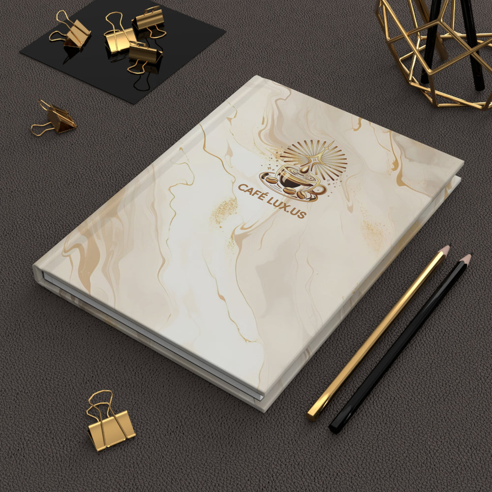 Café Lux Hardcover Journal Matte Marble