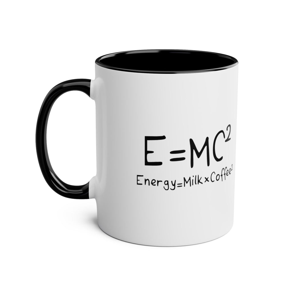 
                      
                        Café Lux- "e=mc2" -Two-Tone Coffee Mugs, 11oz
                      
                    