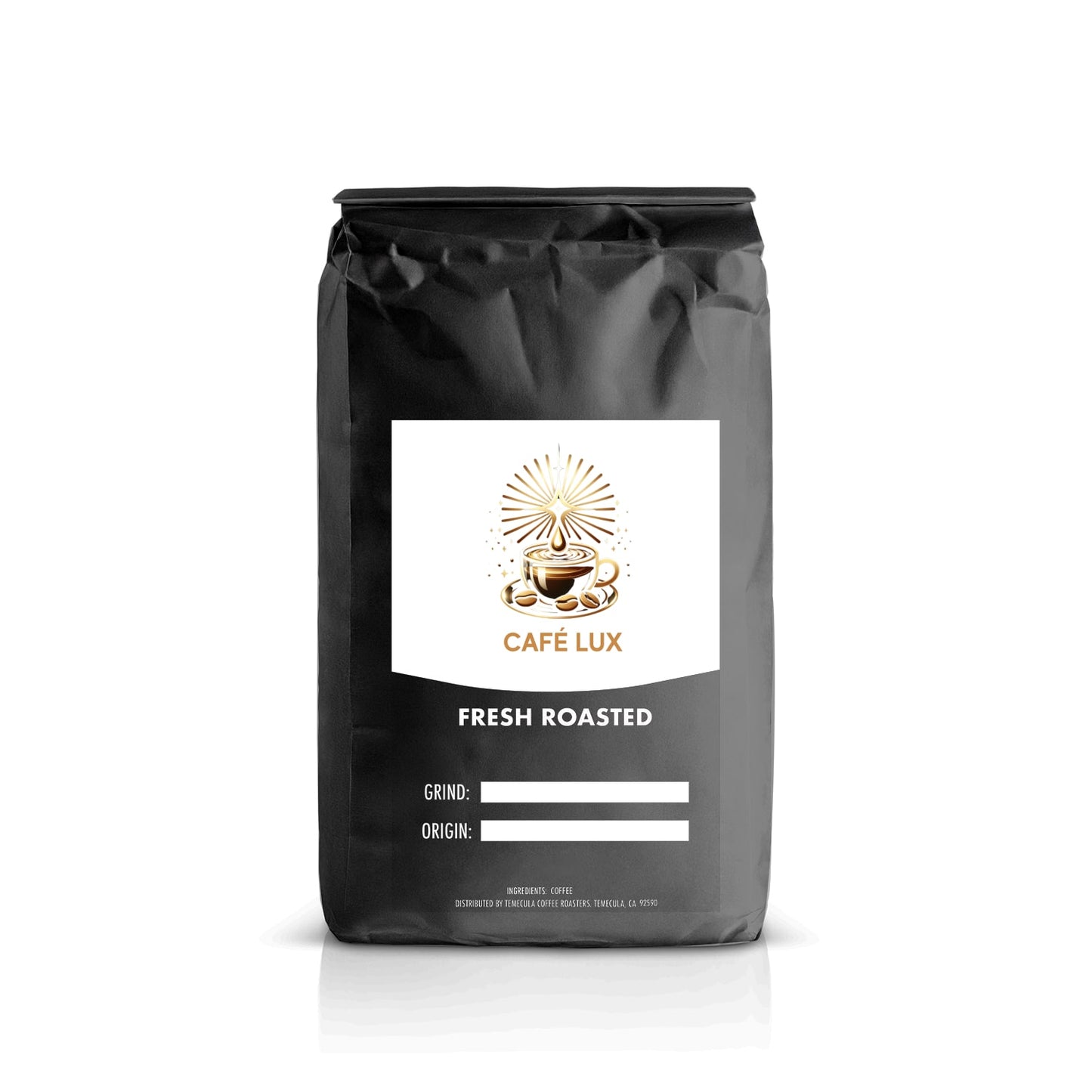 Breakfast Blend Plus+ Extra Caffeine Blend (Medium Dark Roast)(Fair Trade, Organic)